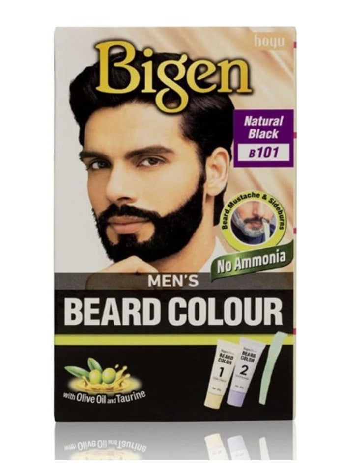Bigen Hair Color Mens Beard Natural Black B101 - Image 4