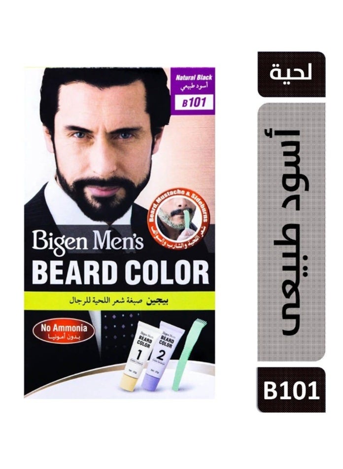 Bigen Hair Color Mens Beard Natural Black B101 - Image 1