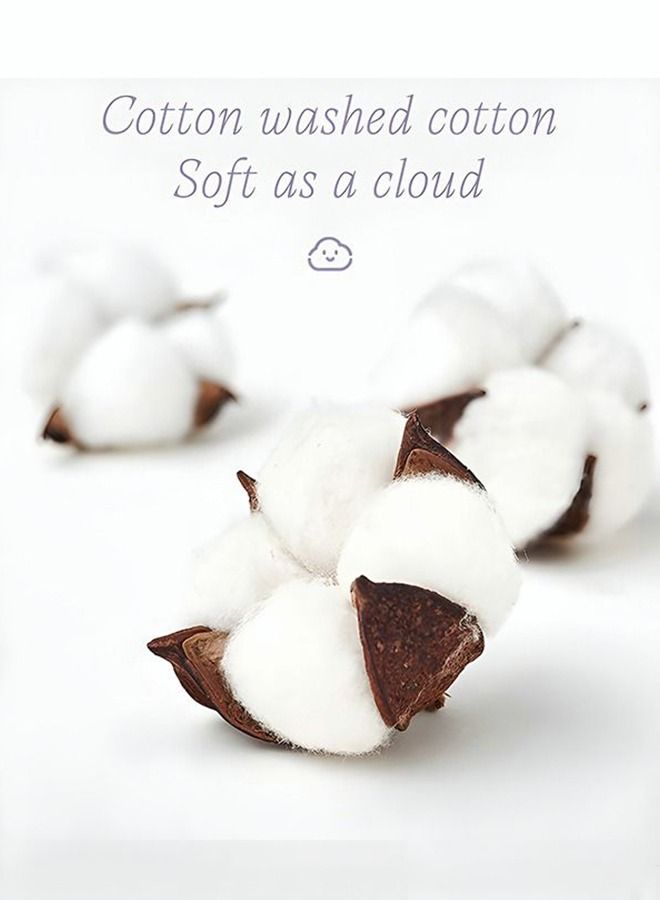 2 Piece 100% Cotton Soft Breathable Pillowcase Standard Size 48*74cm Solid Color Comfortable Sleep Durable Wrinkle Resistant Pillowcase Grey - Image 5