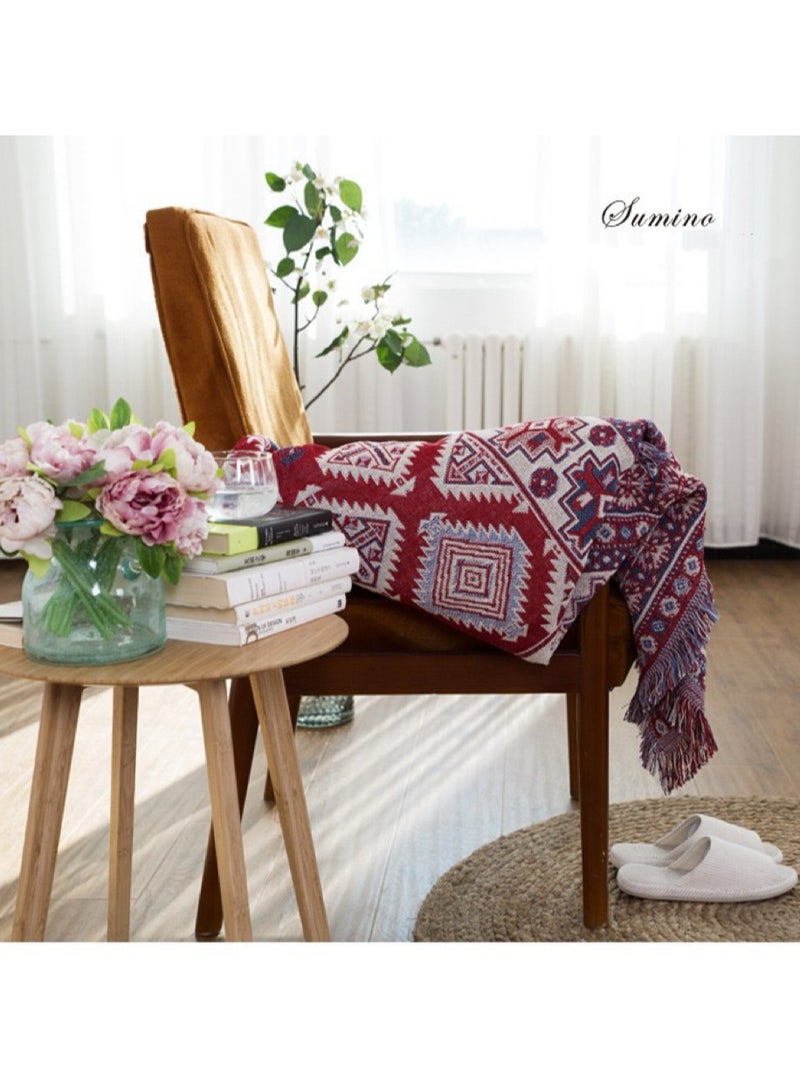 Multifunction Throw Blanket Sofa Cover Full Dust Cover Cushion Slipcover Cobertor for Sofa Bed Travel Supplies Multicolored 90x90cm  - Image 2
