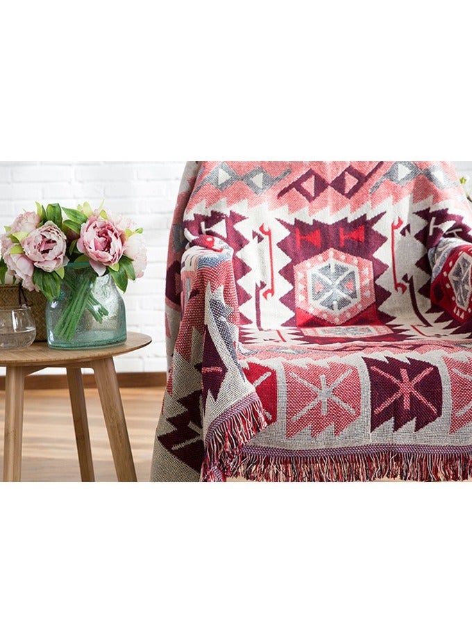 Multifunction Throw Blanket Sofa Cover Full Dust Cover Cushion Slipcover Cobertor for Sofa Bed Travel Supplies Multicolored 90x90cm  - Image 5