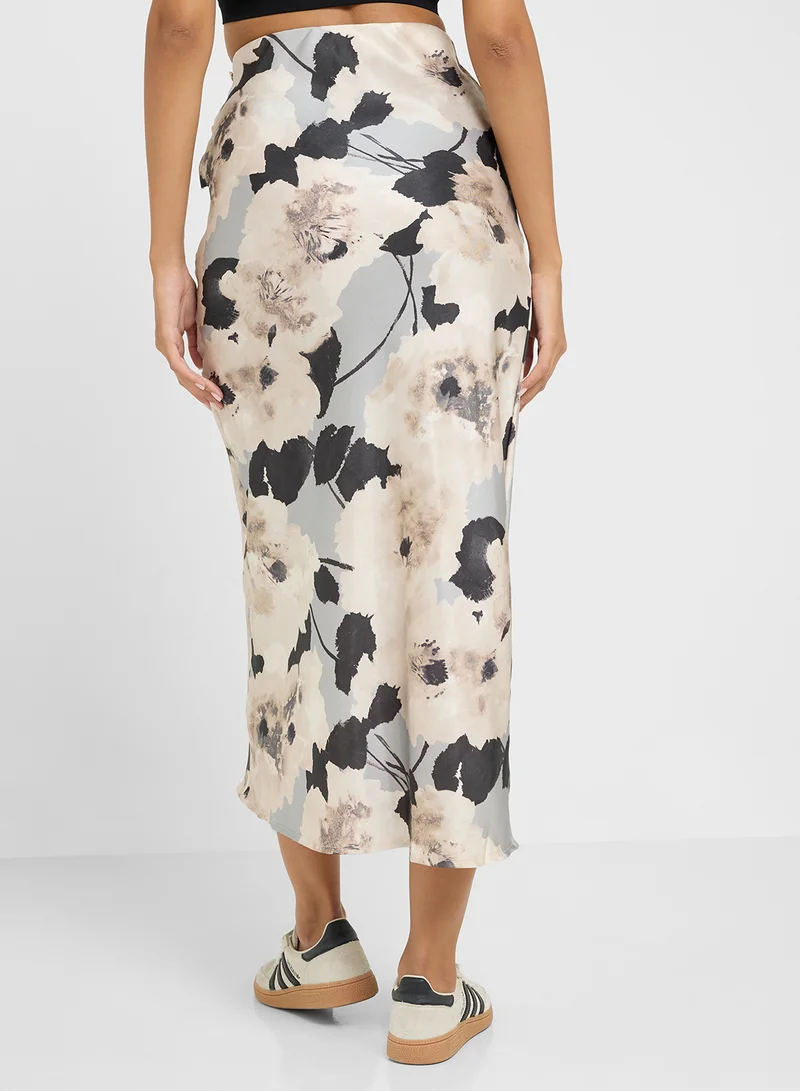 Ginger Floral Midi Skirt