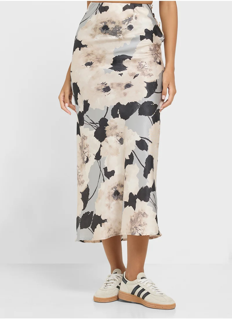Ginger Floral Midi Skirt