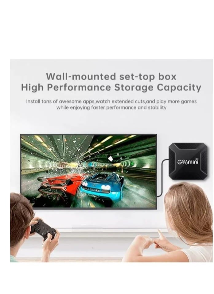 Generic G96MINI TV BOX with 8K Ultra HD Streaming Media Player Dual Band Connectivity Google TV And Google Assistant & Remote Supported - Black  - Image 5
