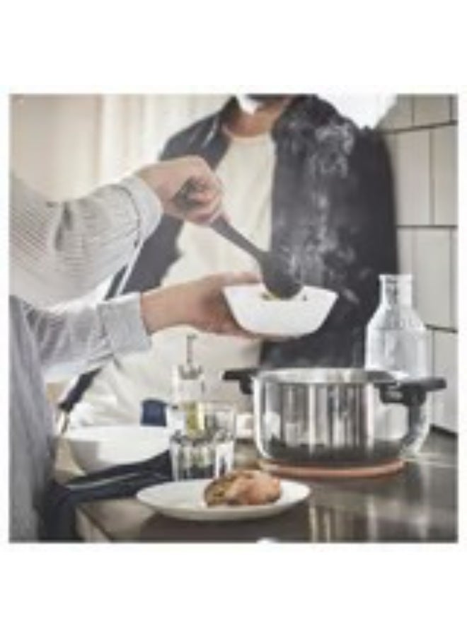 Pot with lid clear glass stainless steel 3 l - Image 3