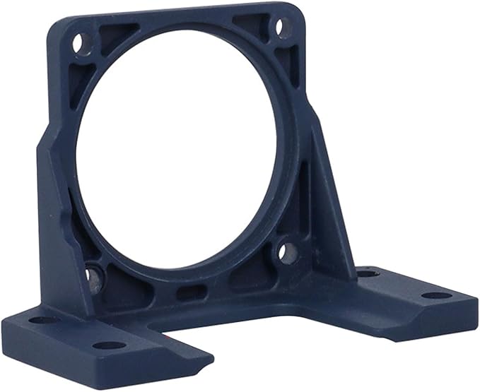 Solid Aluminum Motor Mounting Bracket 90 by 90 with 4 Hole Base for High Impact Machinery - Image 1