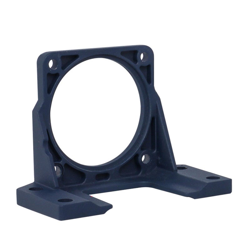Solid Aluminum Motor Mounting Bracket 90 by 90 with 4 Hole Base for High Impact Machinery - Image 2