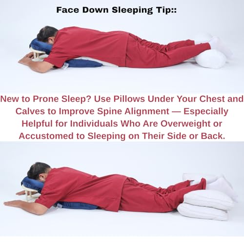 Metron Face Down Pillow for After Eye Surgery Recovery, Soft Foam Support for Post Surgery Face Pillow, Prone Pillow, Down Pillow for Sleeping - Image 4