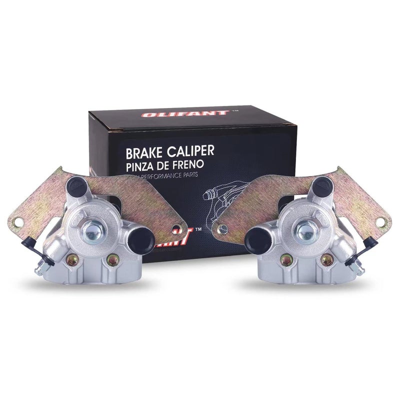 OLIFANT Front Brake Calipers for Honda Rancher 420 0720 Foreman 500 1220 Rubicon 500 1520 Left Right with Pads 45150HP5601 45250HP5601 - Image 2