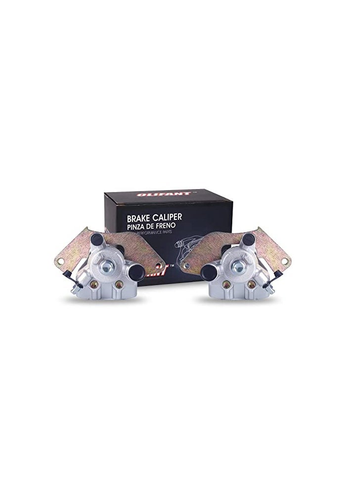 OLIFANT Front Brake Calipers for Honda Rancher 420 0720 Foreman 500 1220 Rubicon 500 1520 Left Right with Pads 45150HP5601 45250HP5601 - Image 1