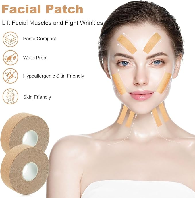 LOPHE Triangle Wrinkle Patches Anti Wrinkle Facial Patches Anti Wrinkle Tape Wrinkles treatment Forehead Lines Age Lines Resistant Wrinkle Remover Strips 288Pcs - Image 3