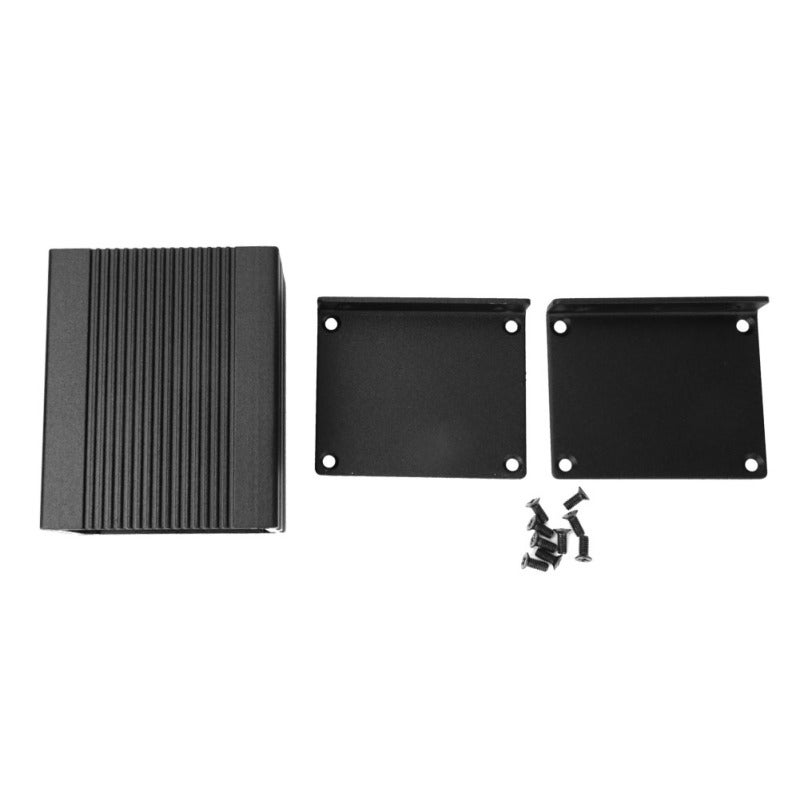 Aluminum Cooling Box 40x50x60mm Matte Black - Integrated Aluminum Alloy Enclosure with Sandblasted Brushed Surface for Electronic PCB Heat Dissipation - Electromagnetic Shielding DIY Project Enclosure - Image 1