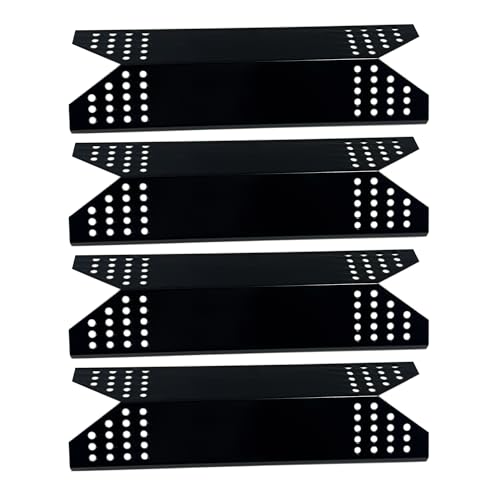 Direct store Parts DP127 (4-pack) Porcelain Steel Heat Shield/Heat Plates 15 1/4'' x 4 3/4'' Replacement for Sams 720-0691A, Sams 730-0691A, 720-0778A, 720-0778C Gas Grill Models - Image 1
