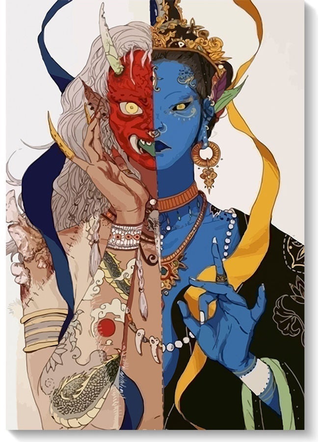 RYN Genie Themed Wall Art Painting Multicolour 40x60cm - Image 2