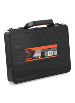 Tactix Heavy Duty Metal Tool Organizer Case with Comfort-Grip Handle Black 32.8 x 22.5 cm 321162  - Image 3