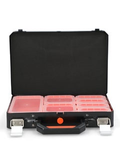 Tactix Heavy Duty Metal Tool Organizer Case with Comfort-Grip Handle Black 32.8 x 22.5 cm 321162  - Image 5