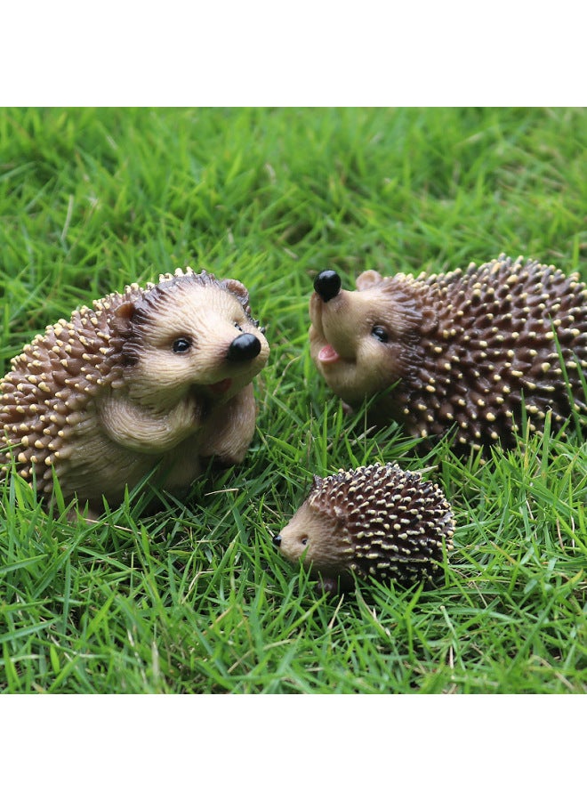 Children's Cognitive Simulation Wild Animal Model Toy Jungle Thorn Group Hedgehog Mouse Burr Stealing Melon Badger Hedgehog Ornaments-Color:Mini Zodiac Model Suit - Image 5