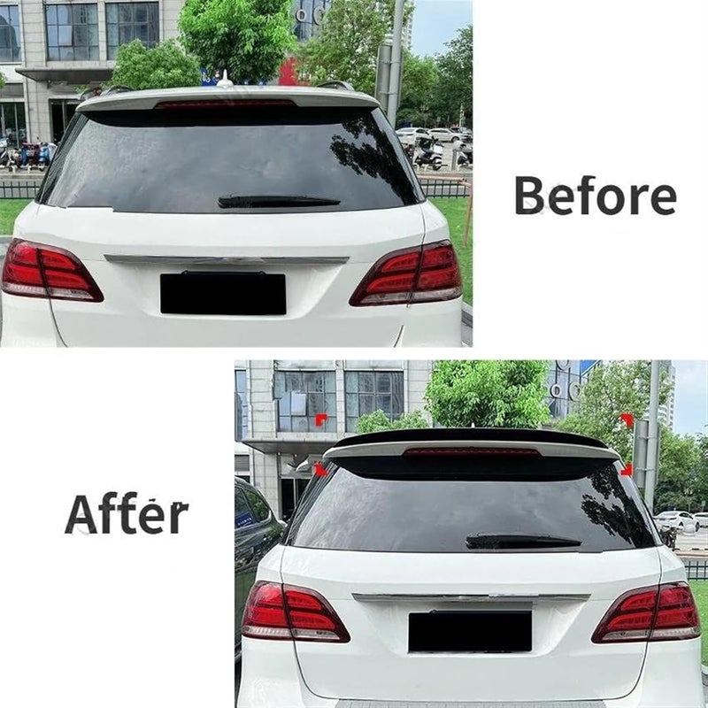 Vuzmode Gloss Black Car Rear Spoiler for ML GLE Class - Image 4