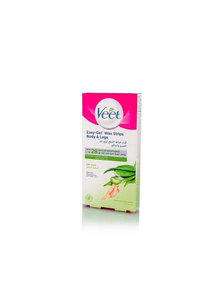Veet Easy Gel Wax Strips For Dry Skin - Image 1