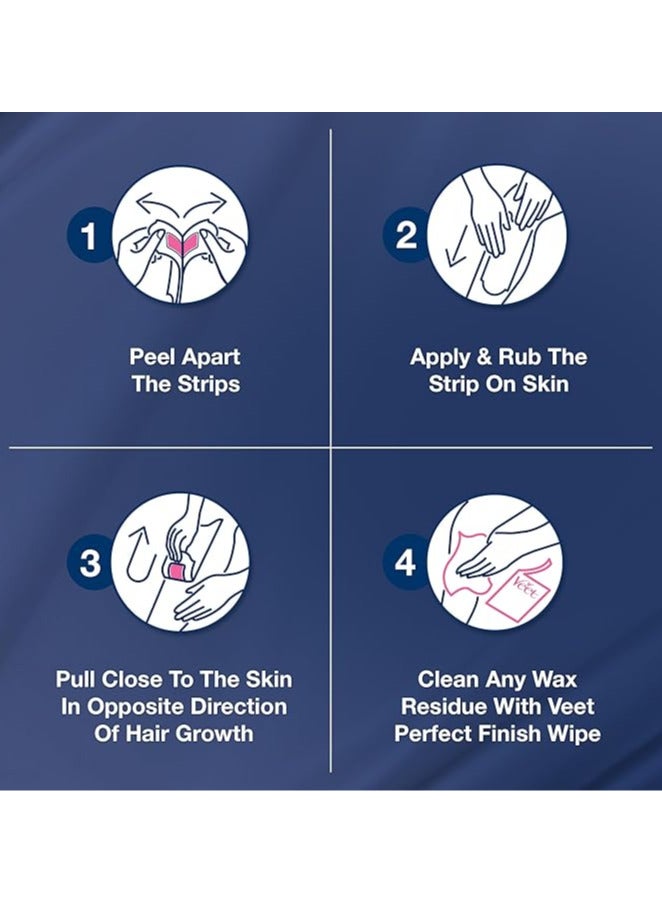 Veet Easy Gel Wax Strips For Dry Skin - Image 4