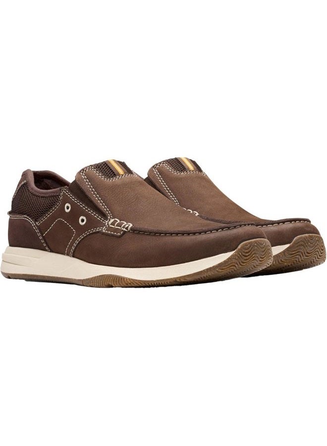 clarks حذاء لوفر للرجال من سايلفيو، بني داكن، 45 EU - Image 4