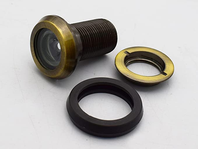 BOSNEY Implemental Brass Door Eye 180 Degree Round Door Eyes Viewer for Main Door 2 Antique Finish 1 - Image 5