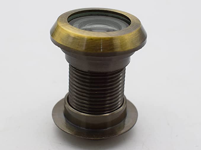 BOSNEY Implemental Brass Door Eye 180 Degree Round Door Eyes Viewer for Main Door 2 Antique Finish 1 - Image 4