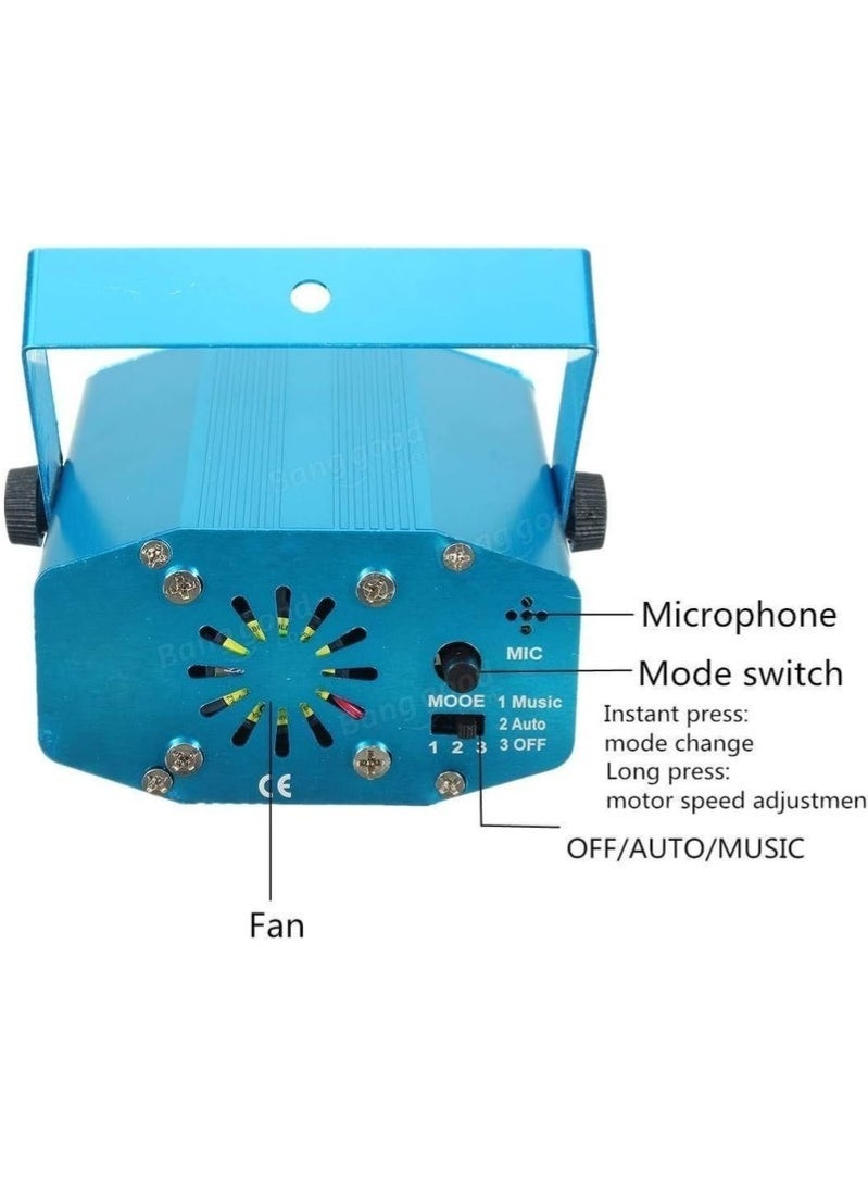 Lynacz Original Mini RGB LED Laser Projector Party Light – Sound Activated Multi-Color Disco Stage Lighting with Auto Modes for Birthday Parties, Weddings, DJ Events, Diwali, Navratri, Christmas, Home Decoration, Club, Karaoke & Indoor Celebrations - Image 5