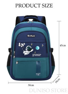 DUNISO Boy's School Backpack with Pencil Case Waterproof Book Bag with Compartments for Teen Boy Kid Students Elementary School Kids' School Bag With Large Capacity  - Image 4