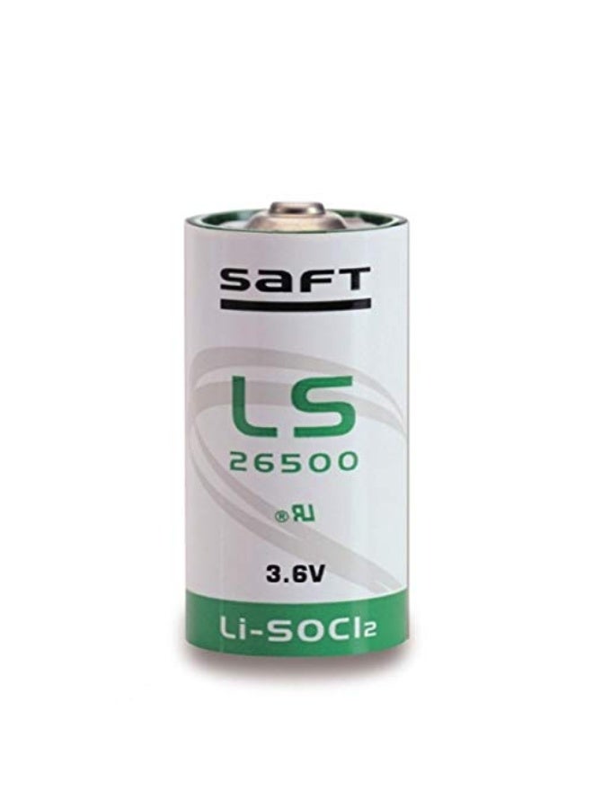 SAFT LS26500 3.6V Lithium Thionyl Chloride C Battery - Image 1