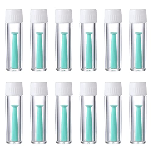 MUDOR Hard Contact Lens Remover, 12 Pieces Scleral & RGP Lens Remover Tool, Eye Contact Remover Plunger - Image 1