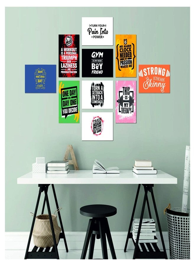 PRINTELLIGENT Quote and motivational poster set of 10 size (45 cm x 30 cm) d53 - Image 4