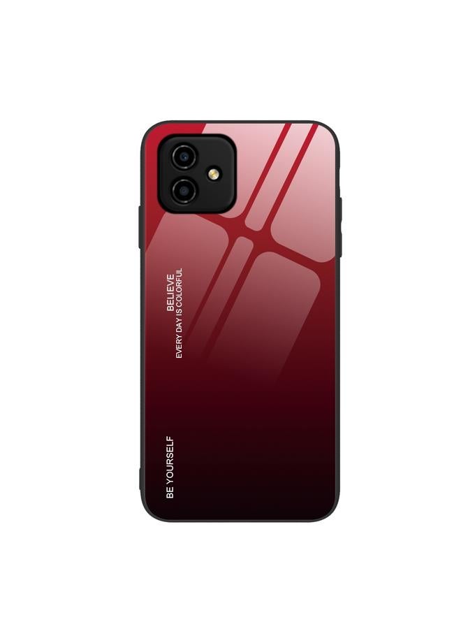 S-TOP Case For Honor Play6C Gradient Color Glass Phone Case - Image 1