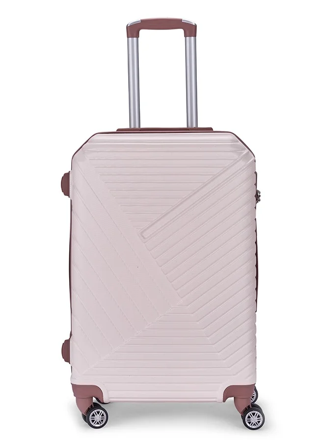 LIMRA Cabin Carry Check-In Luggage Trolley Size 20 inch Beige/Gold