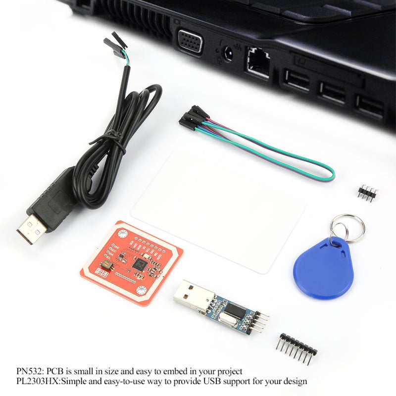 وحدة NFC RFID PN532 صغيرة مع واجهات I2C وSPI وHSU - تدعم قراءة وكتابة RFID واتصالات P2P للهواتف المحمولة بنظام أندرويد - Image 3