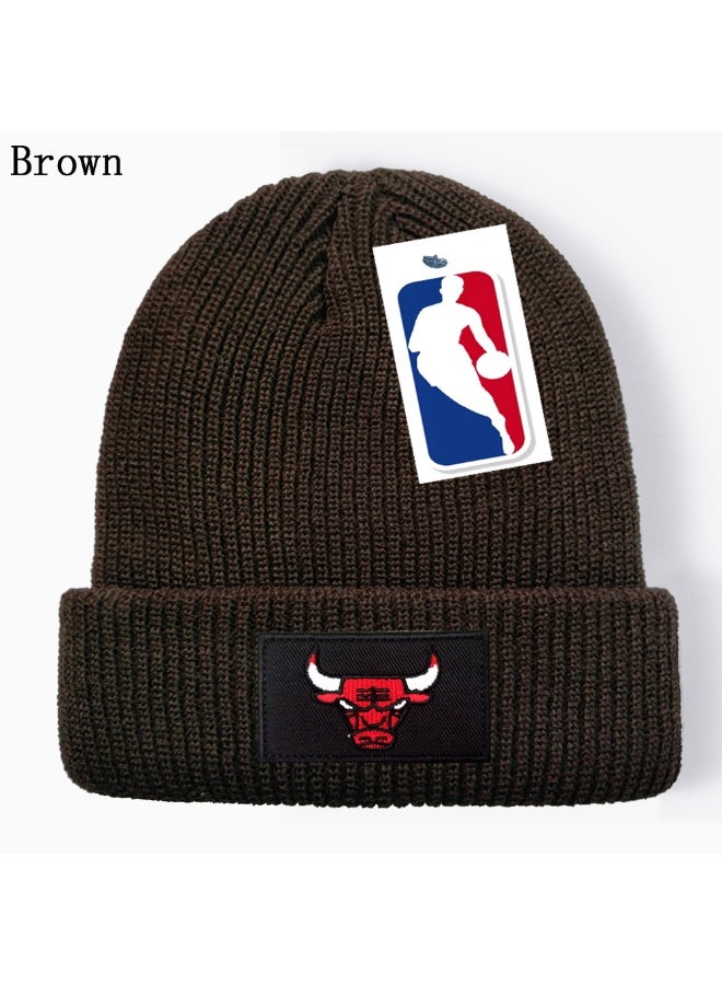 NBA Chicago Bulls Brown Casual Knit Beanie