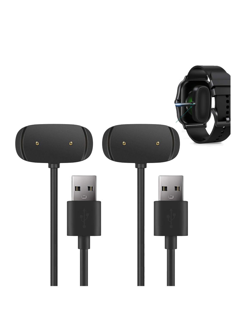 SYOSI Usb  Watch Charging Cable For Amazfit GTR etc Smart Watch Black  - Image 1