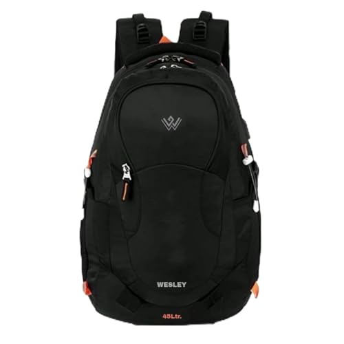 Wesley Spartan Unisex Travel Hiking Laptop Bag fits Upto 17.3 inch with Raincover and Internal Organiser Backpack Rucksack College Backpack - Image 1
