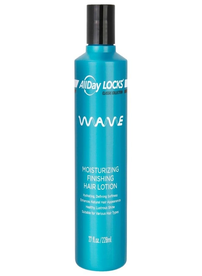 AllDay Locks Classic Wave Hair Lotion (7.7 oz) | Moisturizing & Rejuvenating Finishing Curl-Enhancer Lotion | Lightweight, Soft, High Shine | Bouncy, Silky, Fresh Bounce | 7.7 oz - Image 1