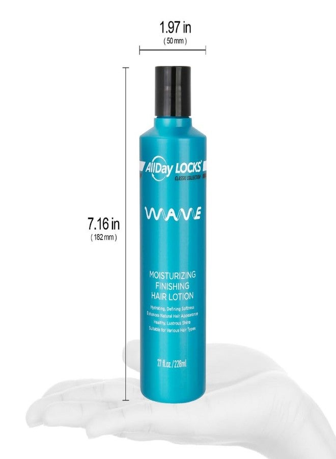 AllDay Locks Classic Wave Hair Lotion (7.7 oz) | Moisturizing & Rejuvenating Finishing Curl-Enhancer Lotion | Lightweight, Soft, High Shine | Bouncy, Silky, Fresh Bounce | 7.7 oz - Image 2
