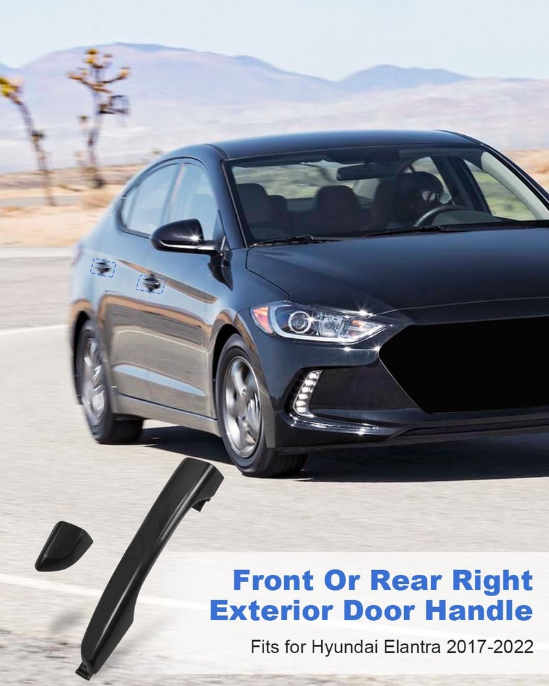 JUQAFY Exterior Door Handle for Hyundai Elantra 2017-2022 - Image 2