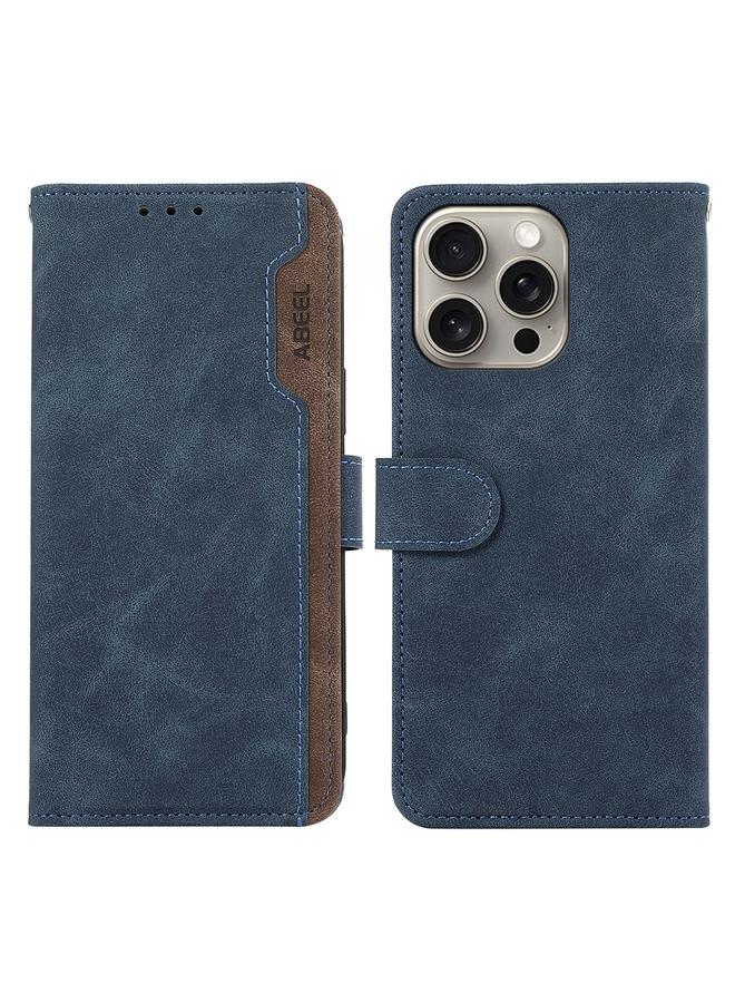 Zaboon Case For iPhone 12 Pro Max ABEEL Color Block Magnetic RFID Leather Phone Case - Image 1