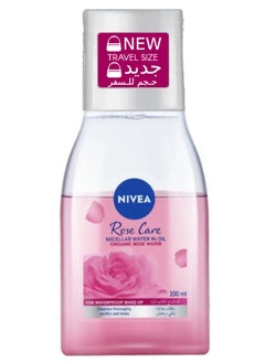 Nivea Face Micellar Water Makeup Remover Rose Care Biphase with Organic Rose Water 100ml 