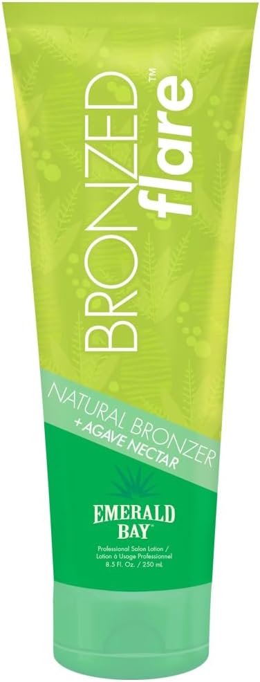 Emerald Bay Bronzed Flare Natural Bronzer Agave Nectar Tanning Lotion 250ml