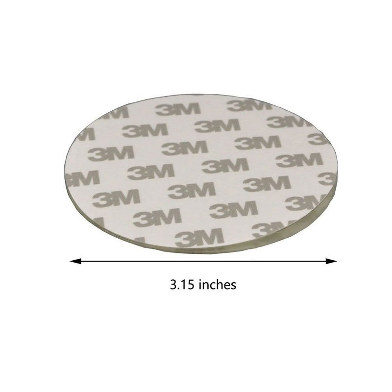 Bopai 80Mm(3.15"") Circular Adhesive Plastic Disc/One Side Coated Stick Pad For Suction Cup Items,2Pcs - Image 3
