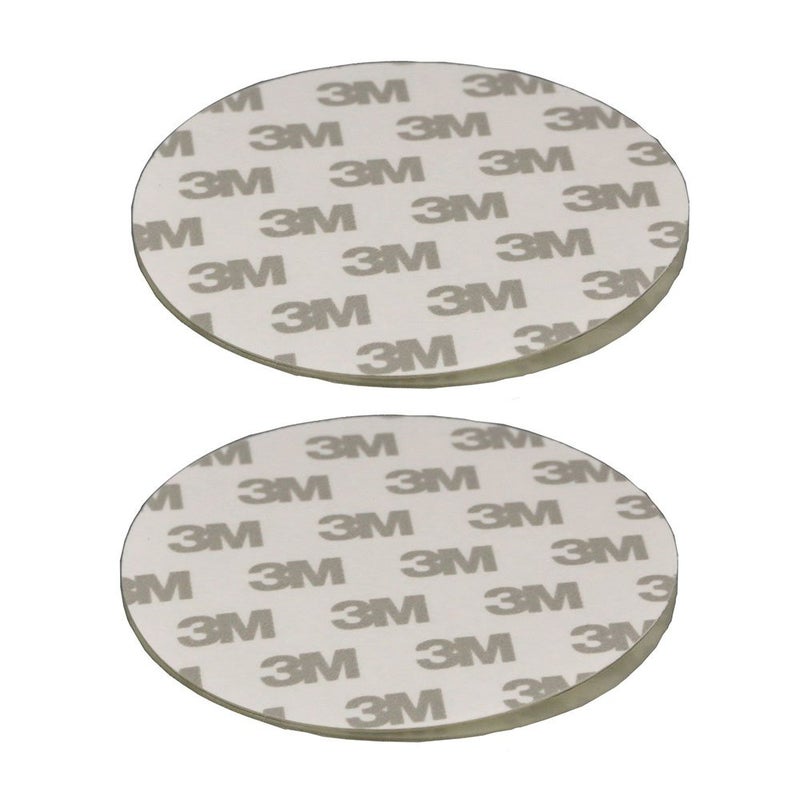 Bopai 80Mm(3.15"") Circular Adhesive Plastic Disc/One Side Coated Stick Pad For Suction Cup Items,2Pcs - Image 1