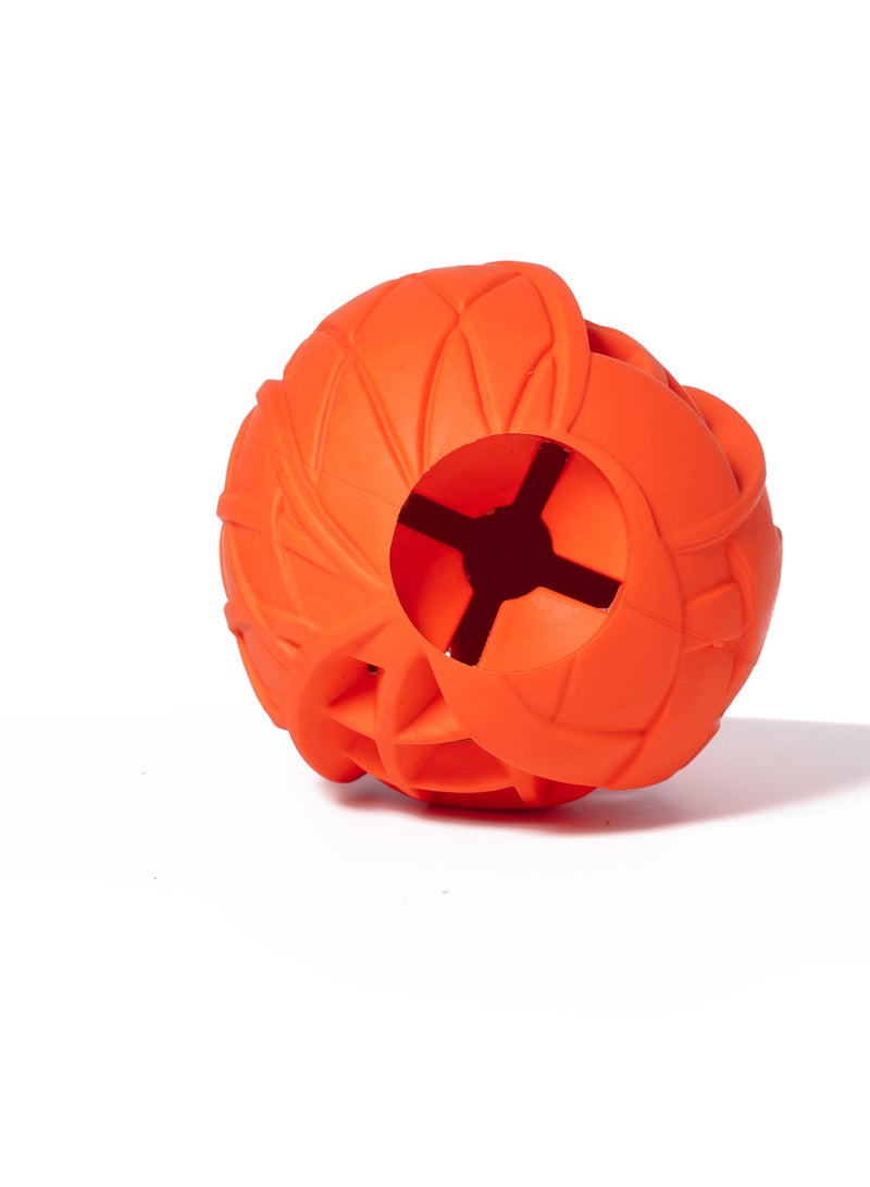 GULFLINK Non Toxic Natural Rubber Toy For Dogs Orange - Image 3