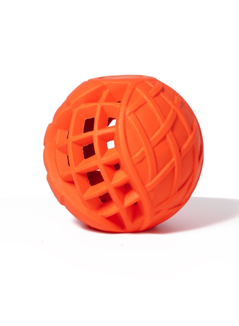 GULFLINK Non Toxic Natural Rubber Toy For Dogs Orange - Image 1