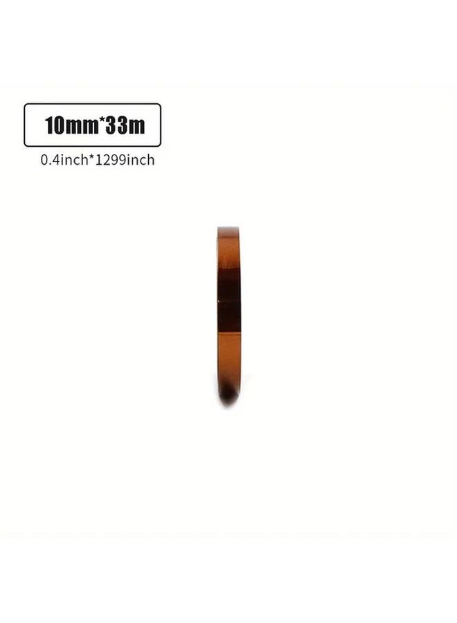 High Temperature Heat Resistant Polyimide Tape 10mm No Residue For Phone Repair Battery Binding - Image 1