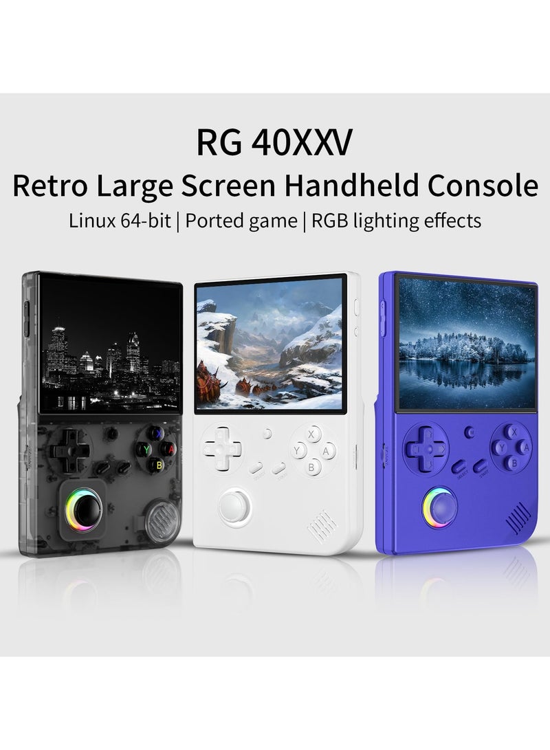 ANBERNIC  RG40XX V Handheld Game Console, 4.0'' IPS Screen Portable Console with 64G TF Card, Pre-Installed 5223 Games, Supports 5G WiFi 4.2 Bluetooth Online Fighting, Streaming and HDMI Retro Emulator - Image 2